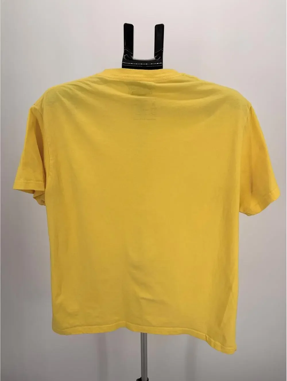 Yellow Graphic Brick Print T-Shirt Casual Streetwear‎ Large